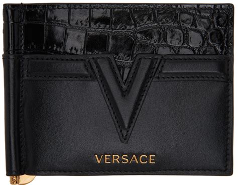 versace mens money clip|Versace wallet case.